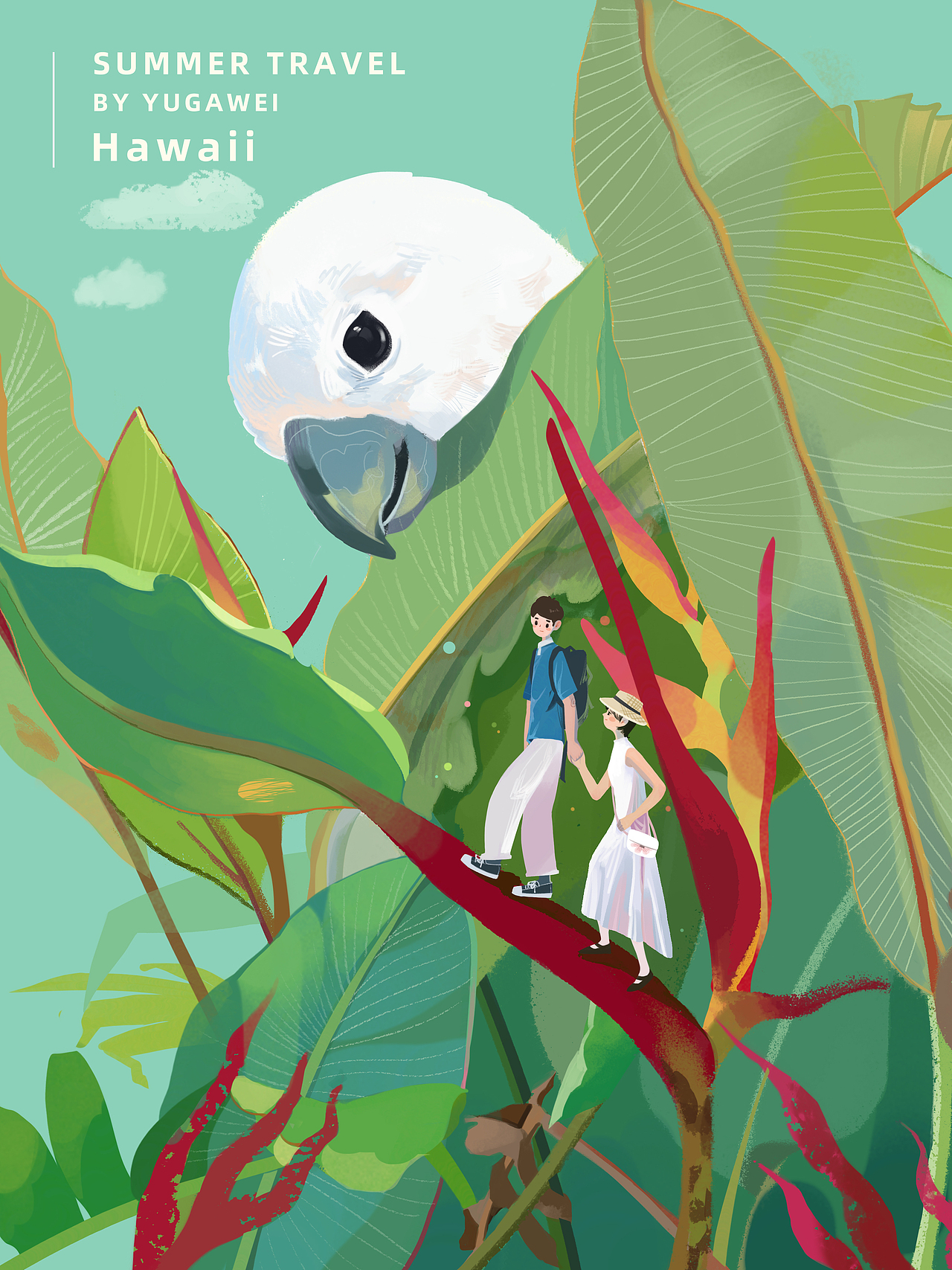 夏日旅行系列（图ZMzAzNzc3MjUy） - 创作习作 - 站酷设计师YUGAWEI原创素材 - 站酷ZCOOL