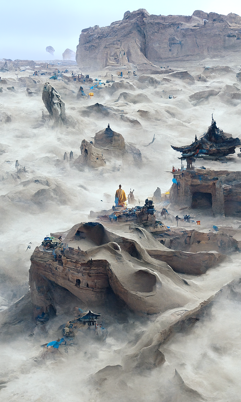 语境·敦煌·2号 / AI影视概念场景