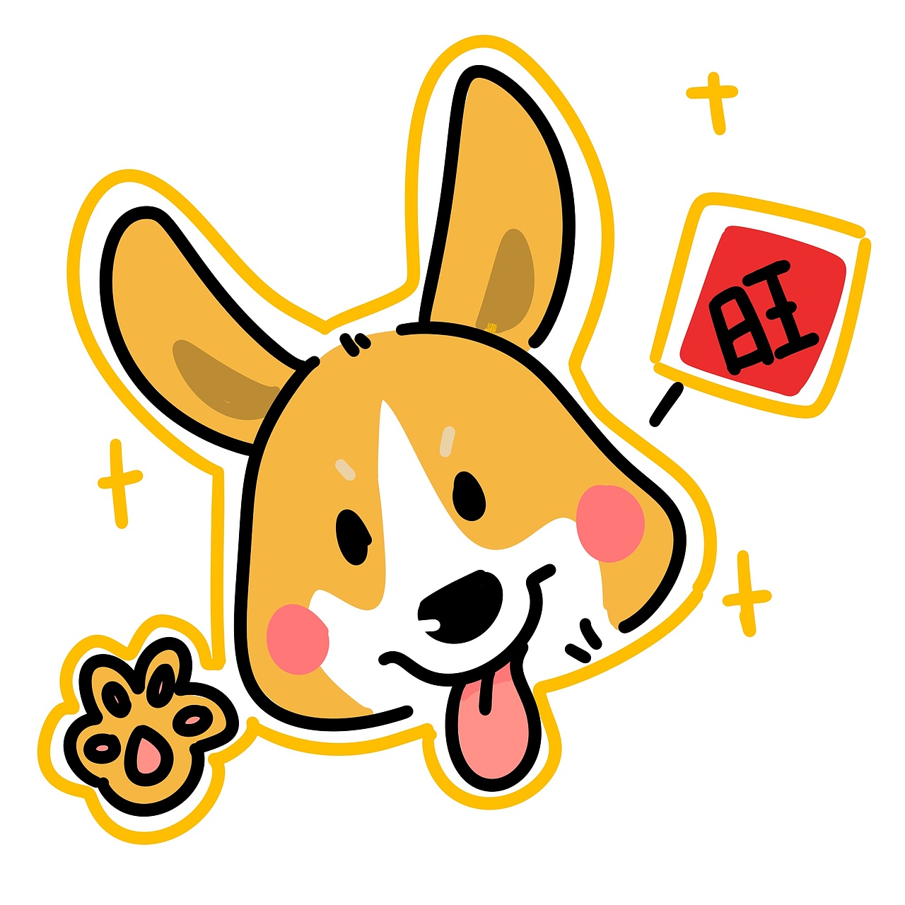 Q宠过程图（图ZMzI5MjAxNTI0） - 艺术插画 - 站酷设计师元的画原创素材 - 站酷ZCOOL