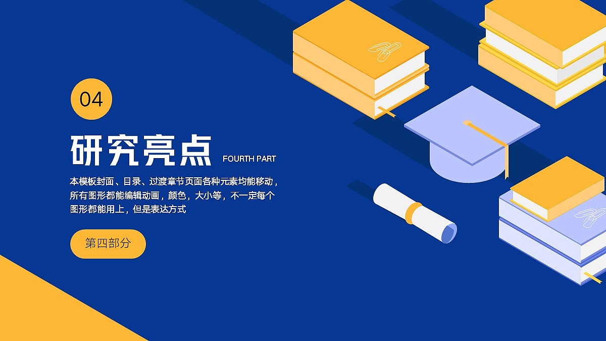 免费PPT模板!论文答辩PPT!等距元素棒棒哒~