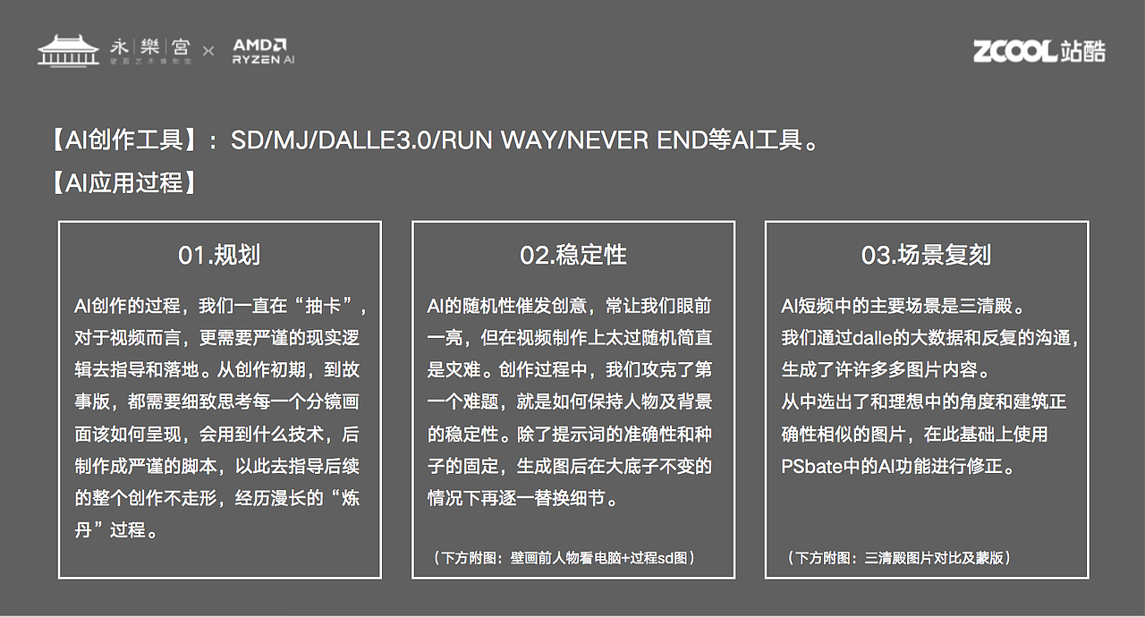《探秘永乐宫》AI故事短片（图ZMzU4NTcxNzQw） - AI作品 - 站酷设计师好怂鸭原创素材 - 站酷ZCOOL