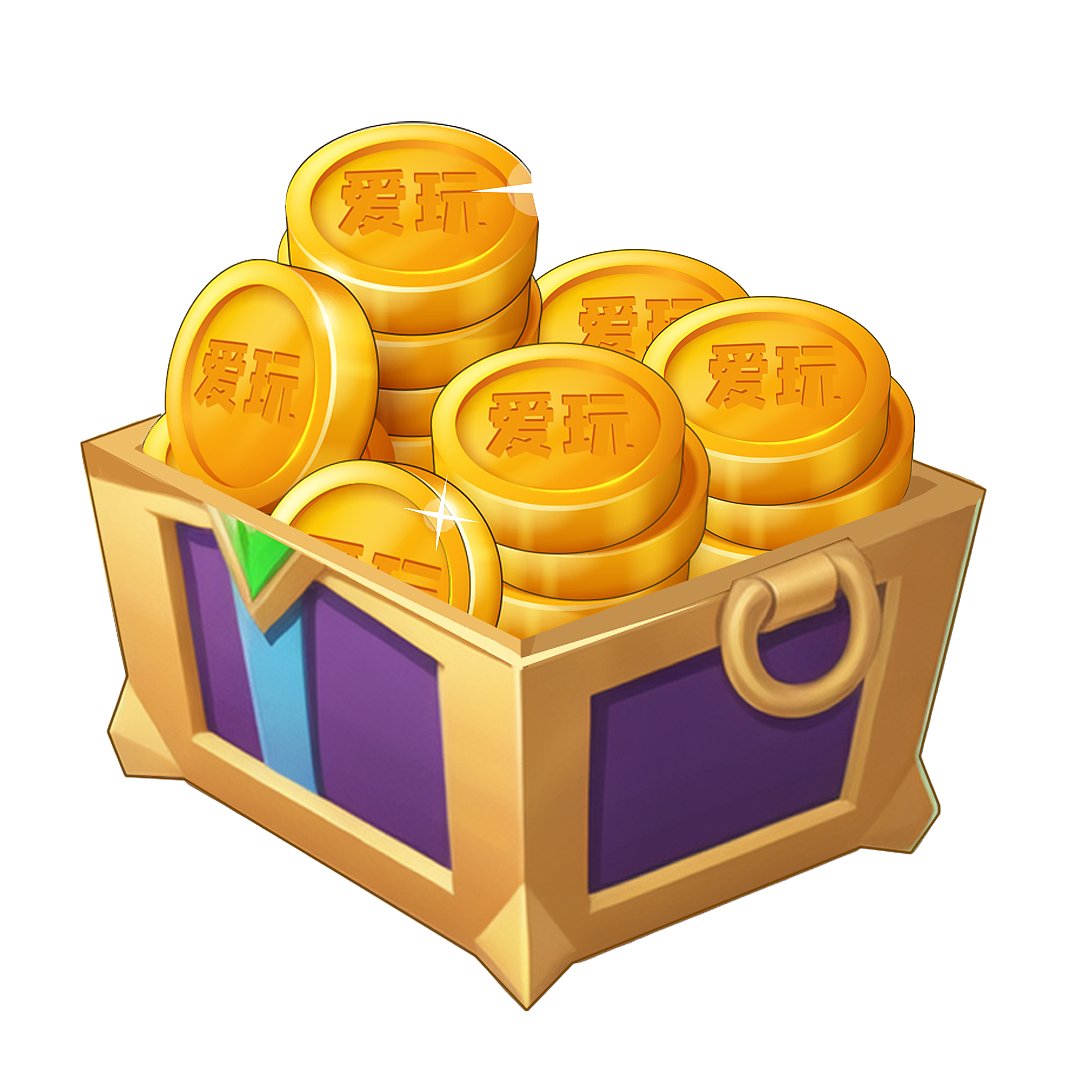 麻将游戏人物立绘钻石金币设计