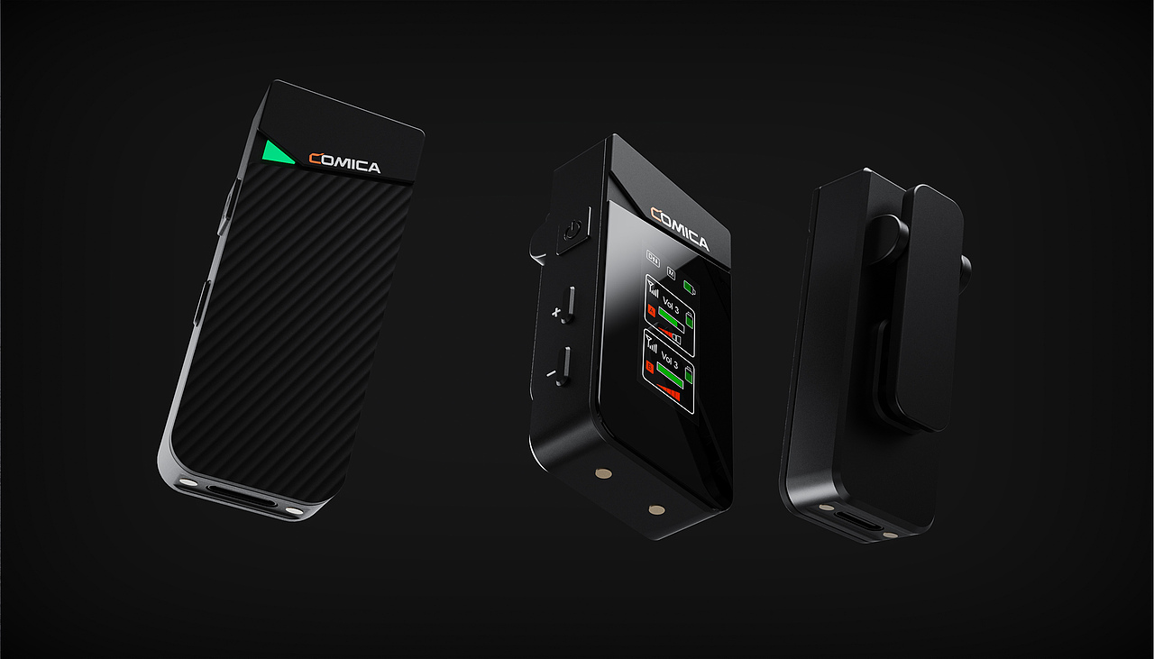 无线领夹麦克风带充电盒设计（图ZMzI1MTYwNDMy） - 电子产品 - 站酷设计师DSone原创素材 - 站酷ZCOOL