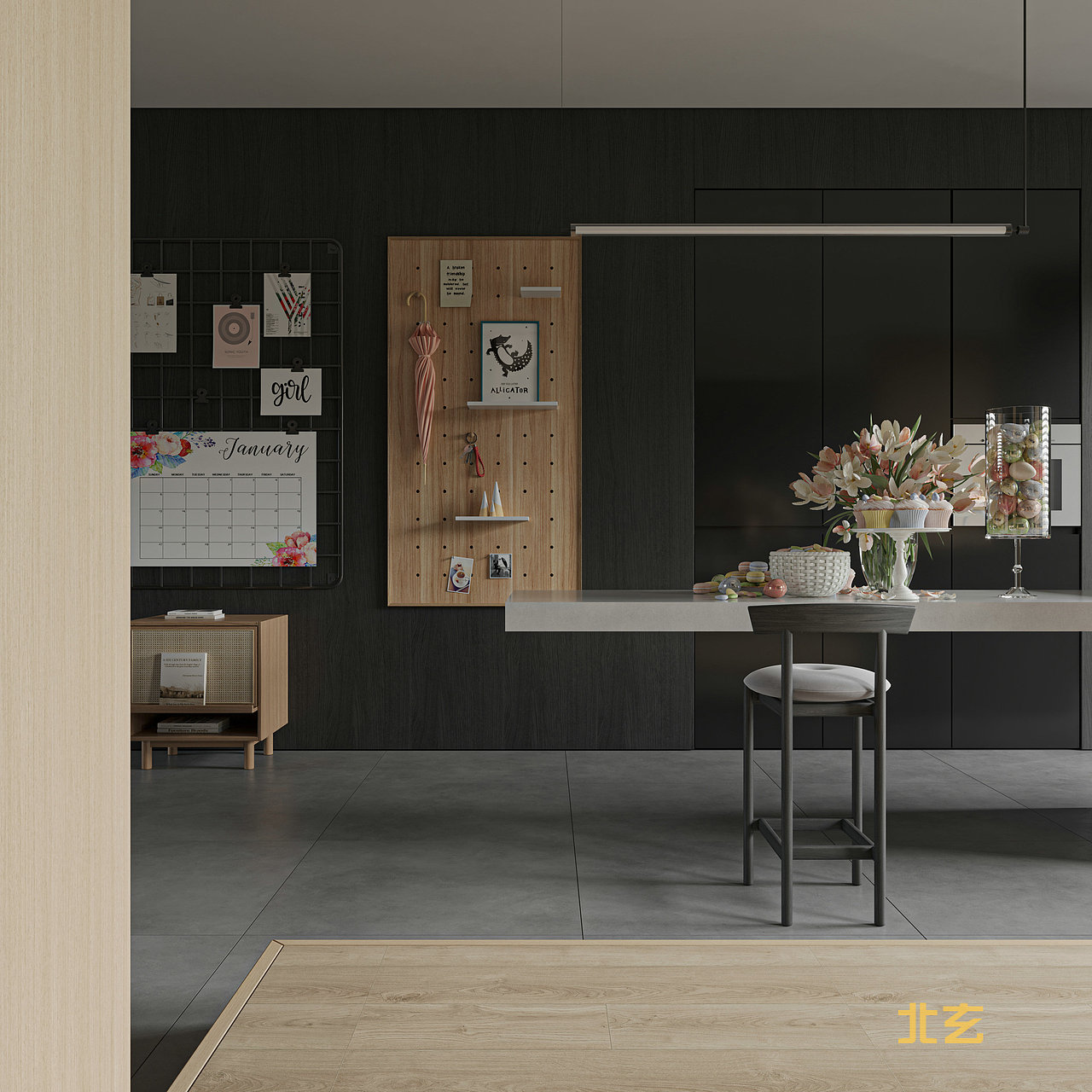 上海北玄/北玄教育/渲染作品/温暖的文艺家