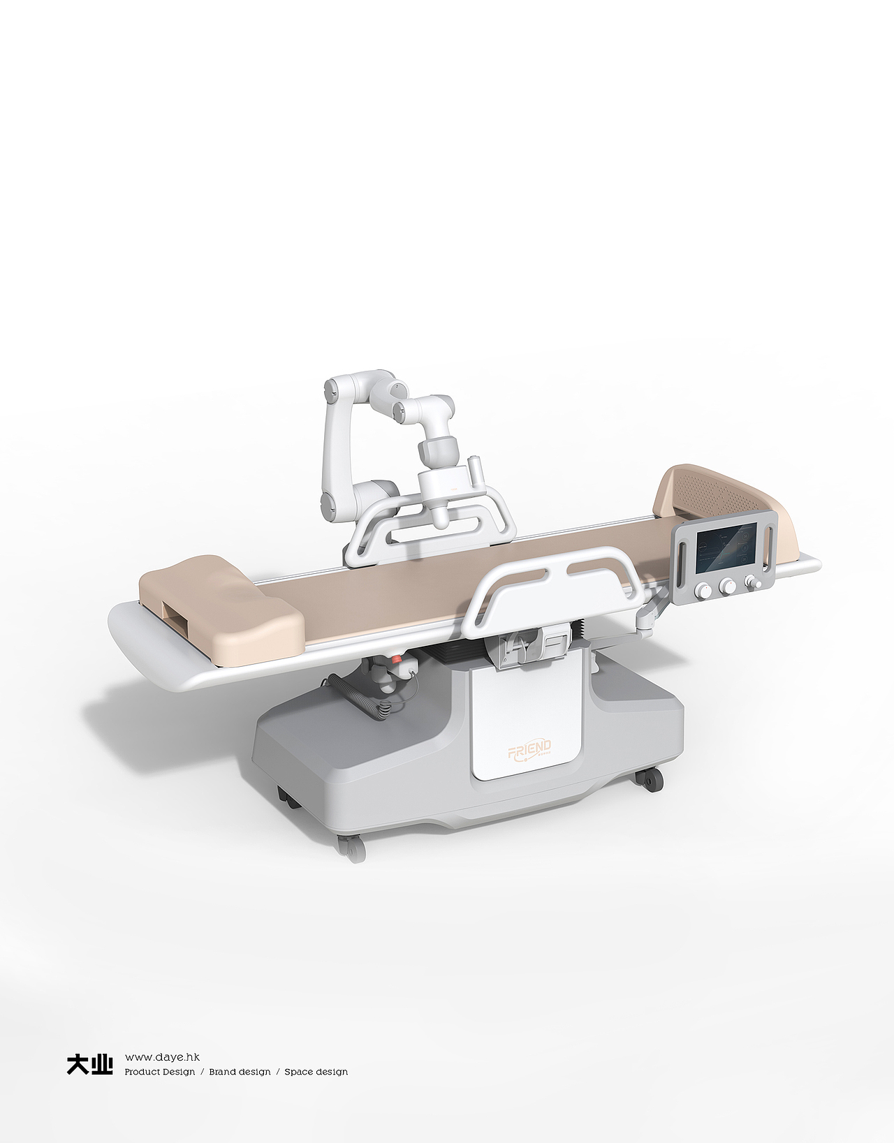大型手术设备的一站式全案开发丨机械臂排石机