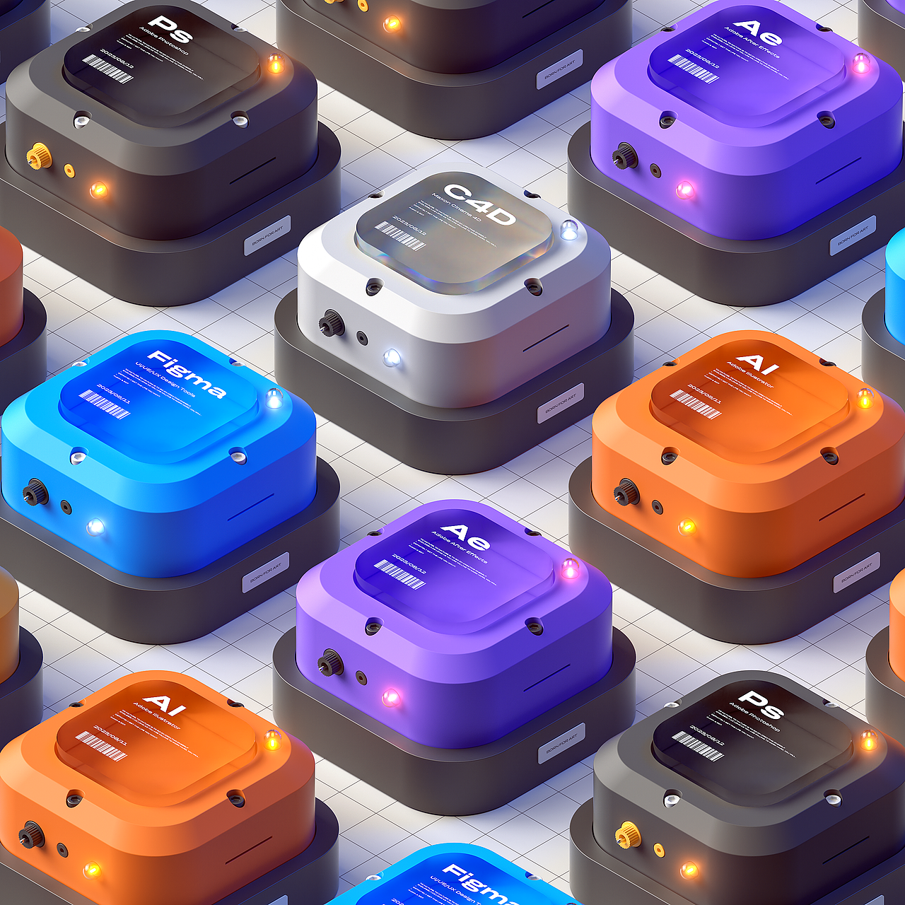 2023三维设计-练习合集（图ZMzYxMjM4ODc2） - 其他三维 - 站酷设计师轻声慢跑原创素材 - 站酷ZCOOL