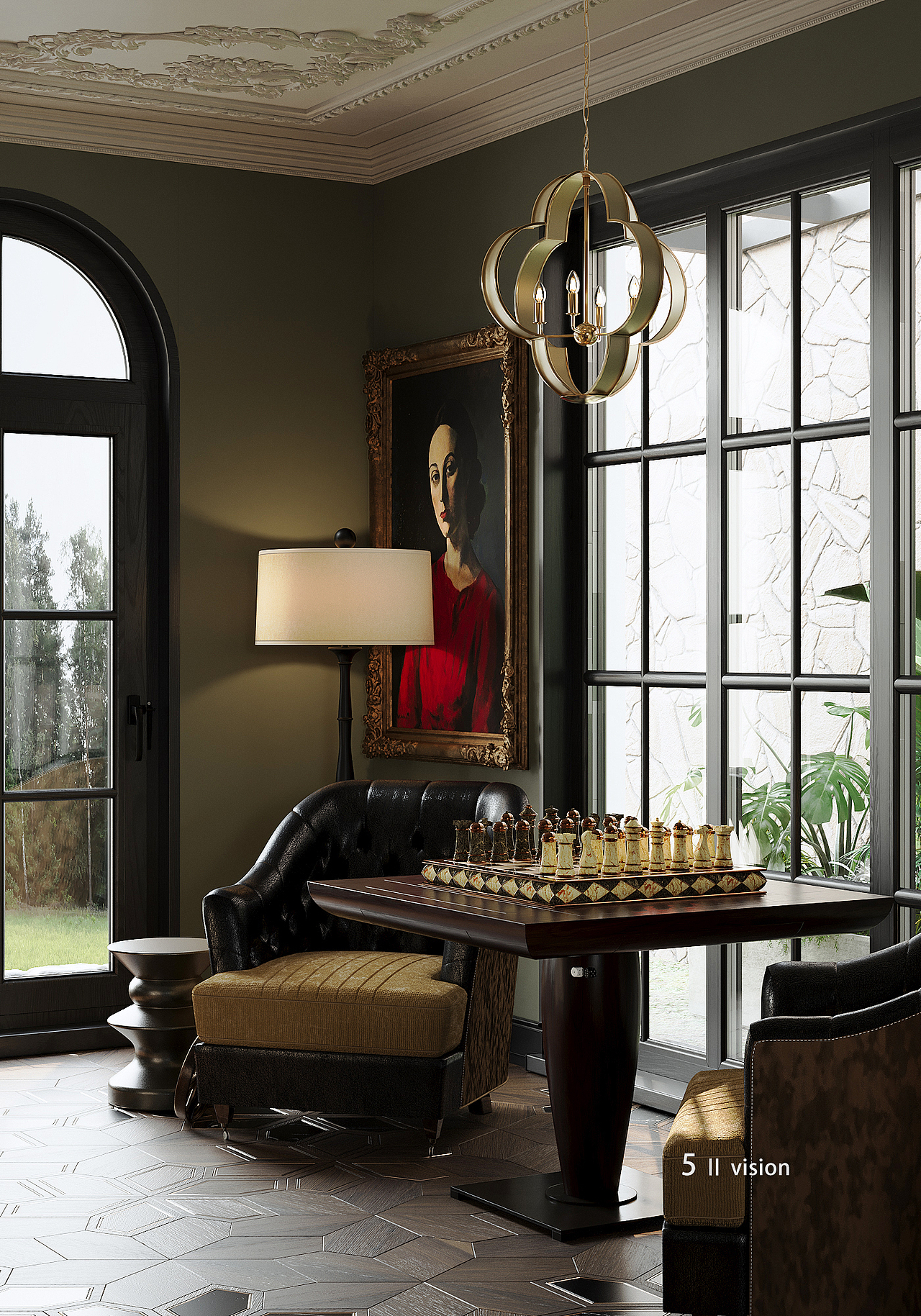 效果图表现—自己搭配的一套南洋复古风——5Ⅱvision