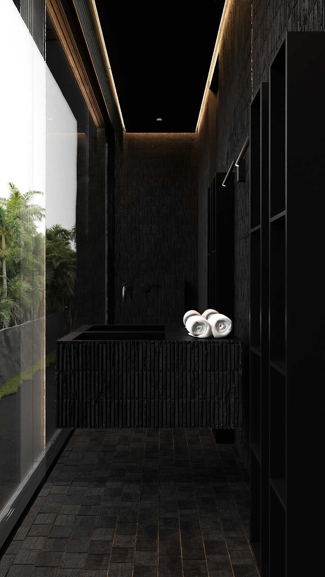 黑色森林——現代極簡別墅案例