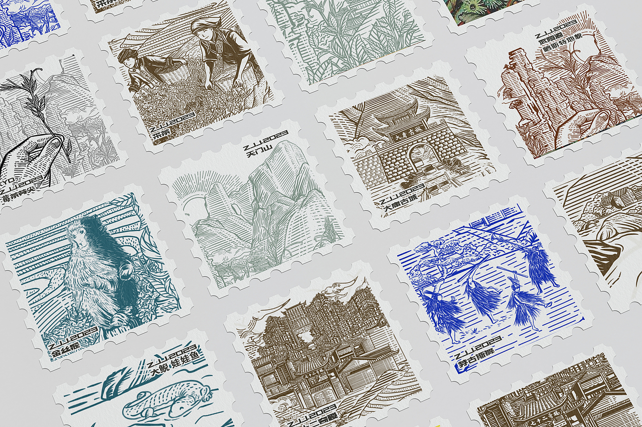 版画 I 插画张家界（图ZMzM3NTkzMDYw） - 商业插画 - 站酷设计师匡益达原创素材 - 站酷ZCOOL