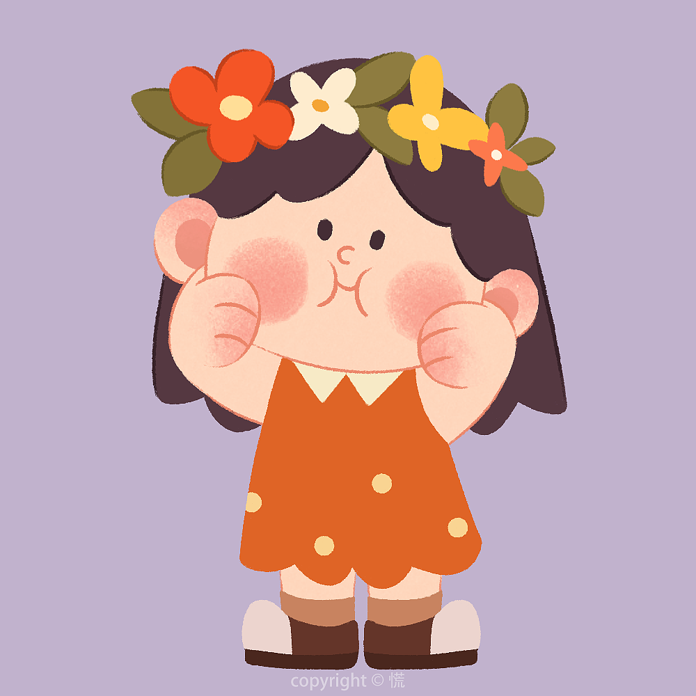 原创儿童插画|一波豆豆眼小可爱