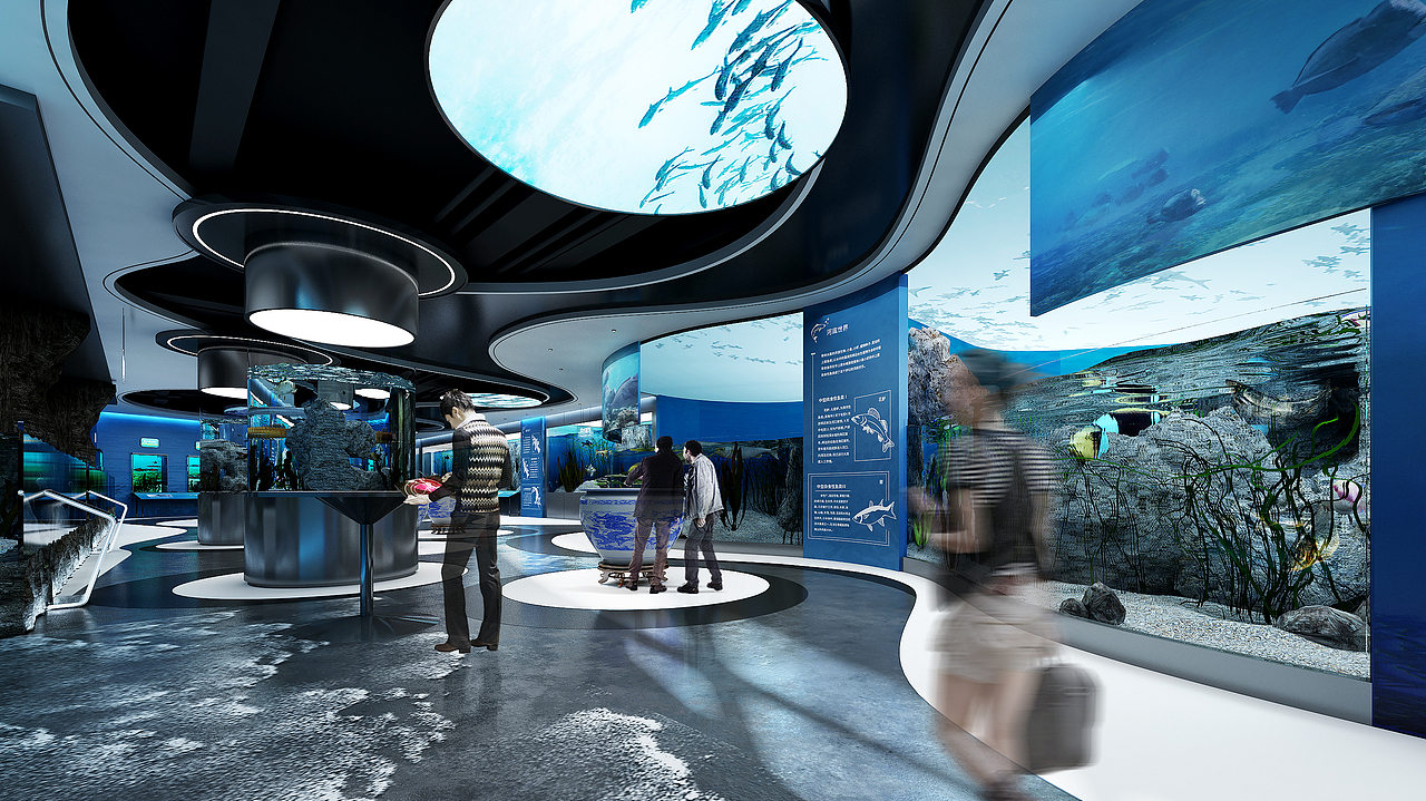 现代淡水水族馆+文创（图ZMzQ4NDU3NTQw） - 展陈设计 - 站酷设计师妙尔尼尔_原创素材 - 站酷ZCOOL