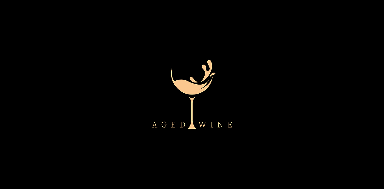 红酒logo设计