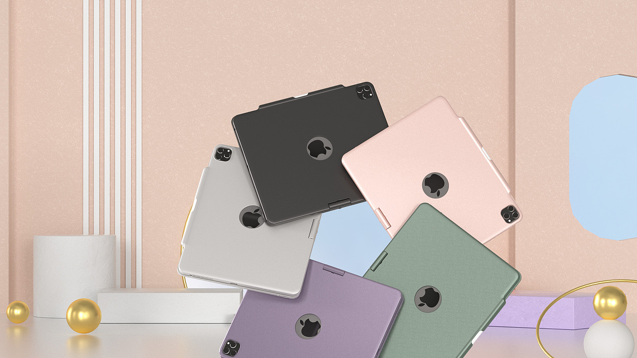 ipad保护壳C4D视频动画渲染