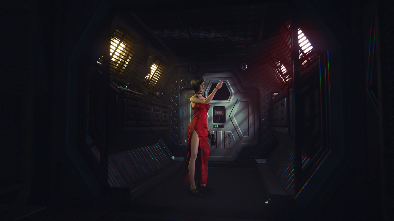 逃离危险区域后,Ada看着手里的抗毒血清仿佛自己掌握着整个人类社会的命运。