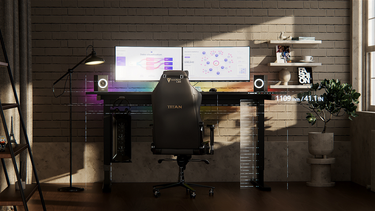 SecretLab x Magnus Pro 暗黑电竞桌（图ZMzQ4MjEzMDYw） - 动画/影视 - 站酷设计师Neely_原创素材 - 站酷ZCOOL