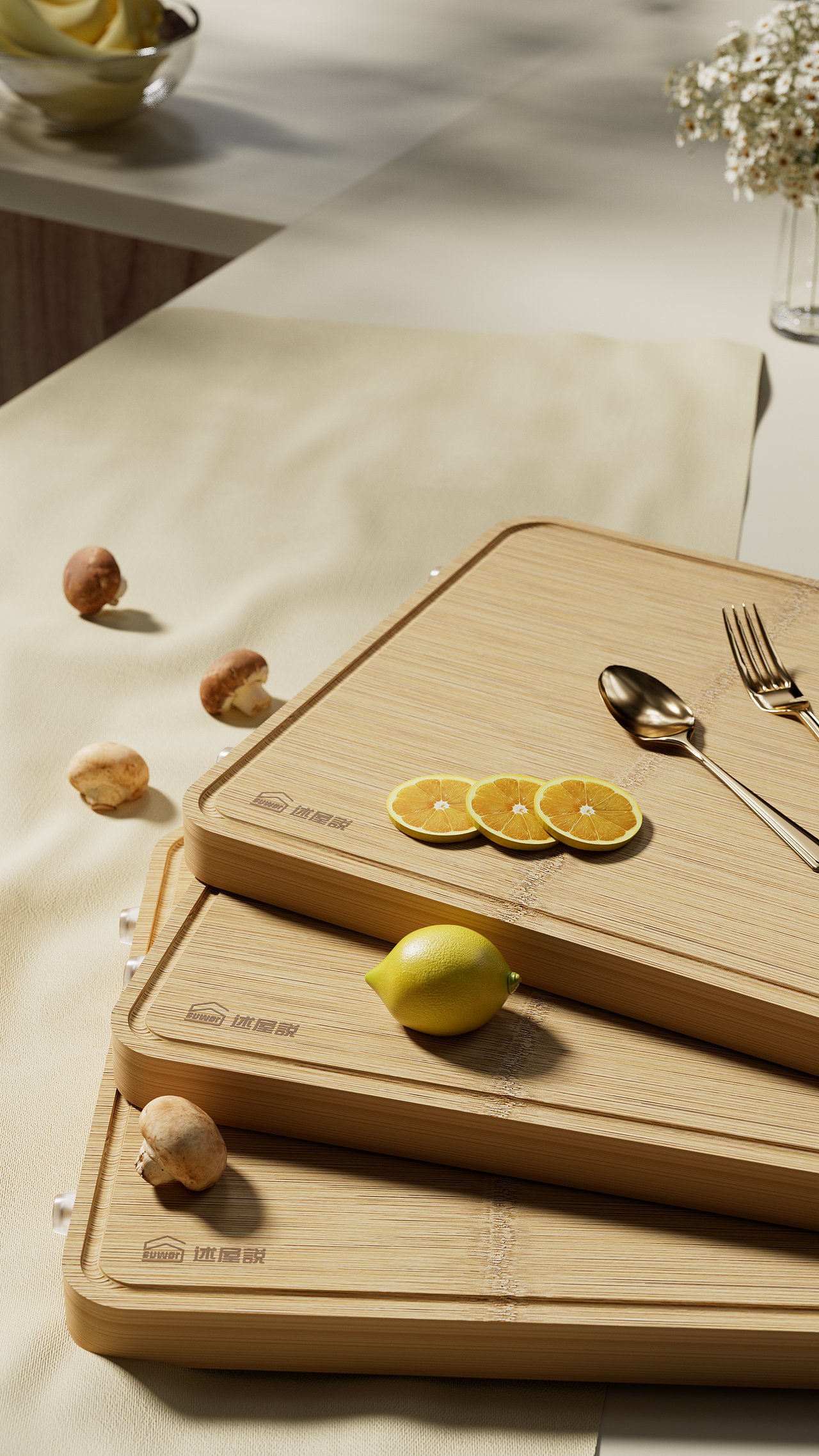 产品渲染/砧板渲染