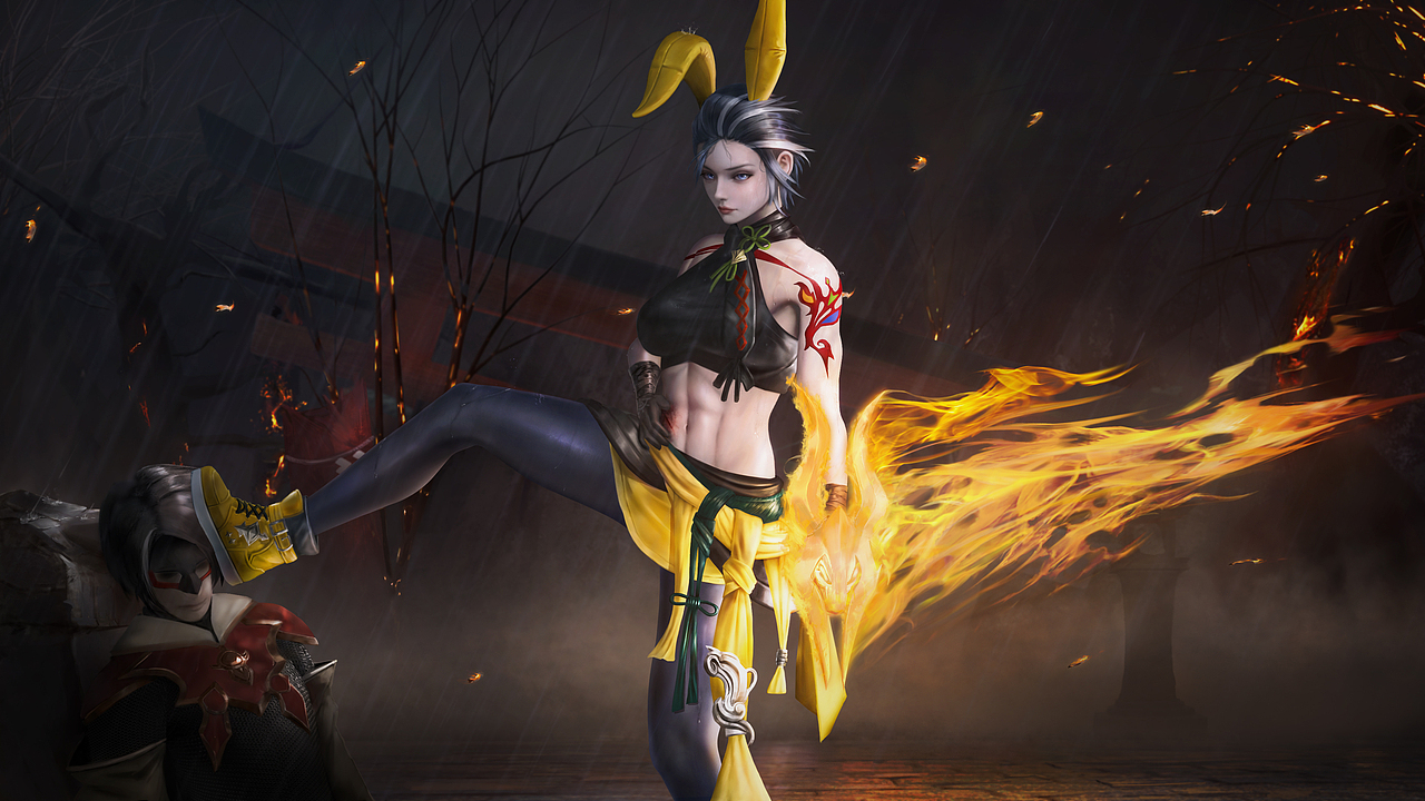 ff14 oc同人（图ZMzM0ODAxNjIw） - 游戏原画 - 站酷设计师cmyxxml原创素材 - 站酷ZCOOL