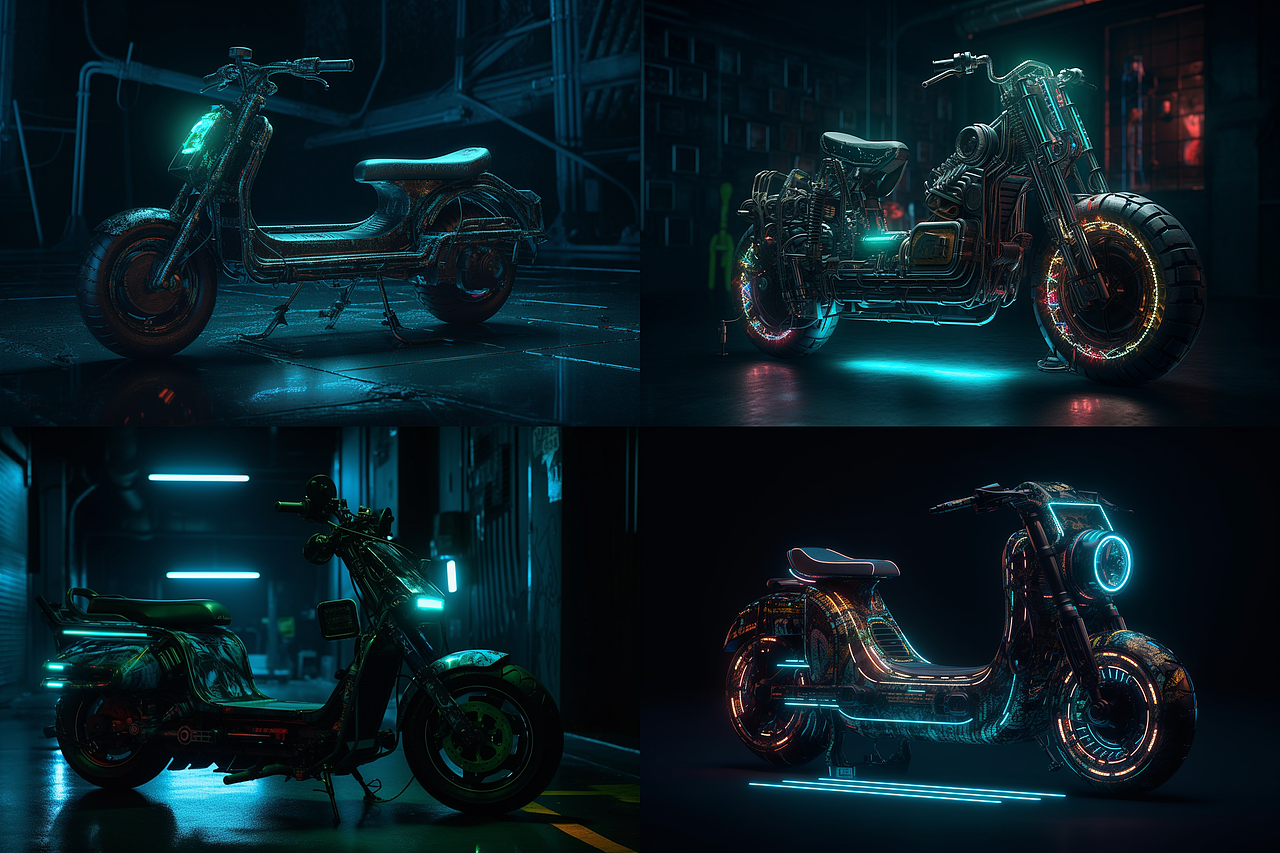 AI · 赛博朋克世界主题矩阵