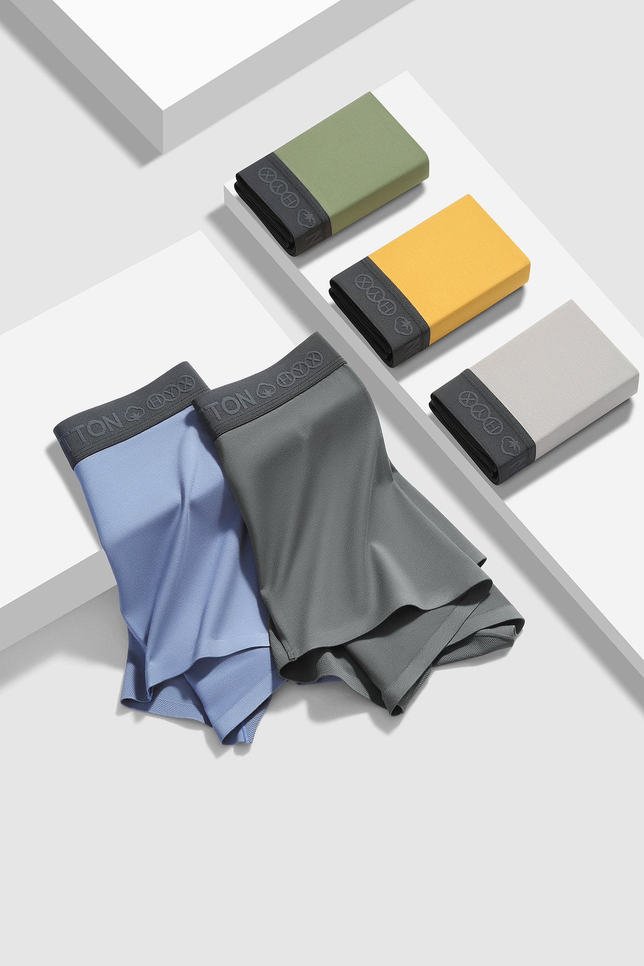 男士内裤摄影丨 男士内衣静物平铺拍摄