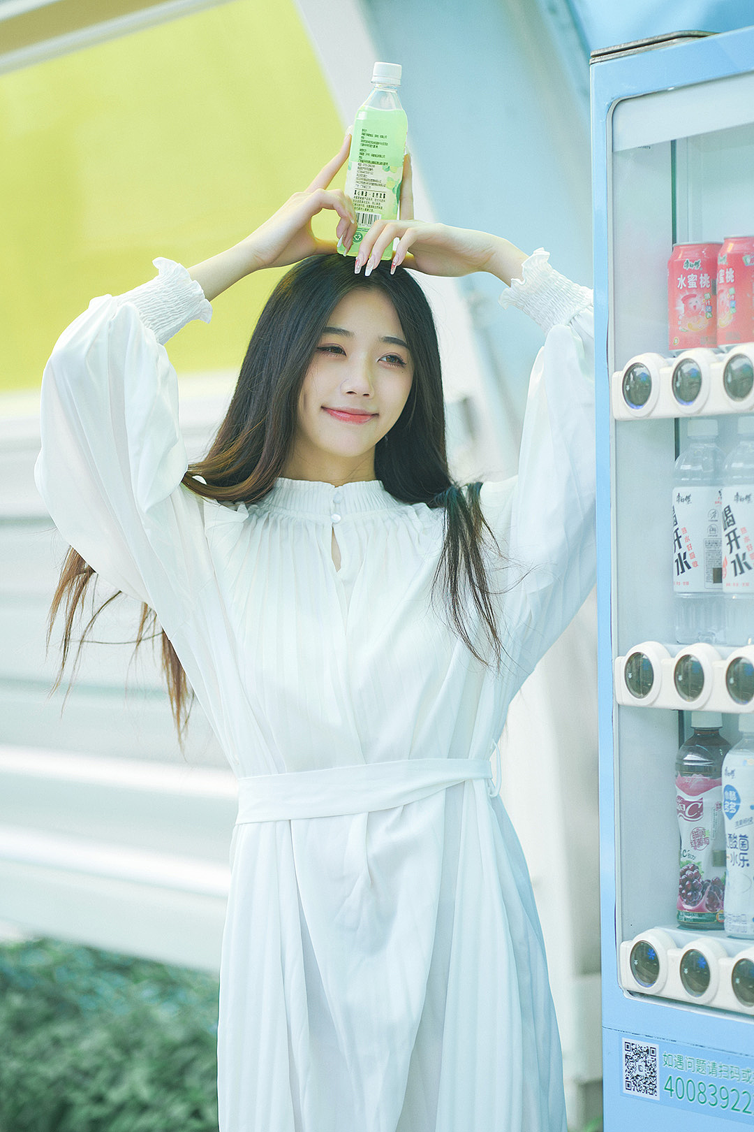 人像少女写真||我在有轨电车站等你