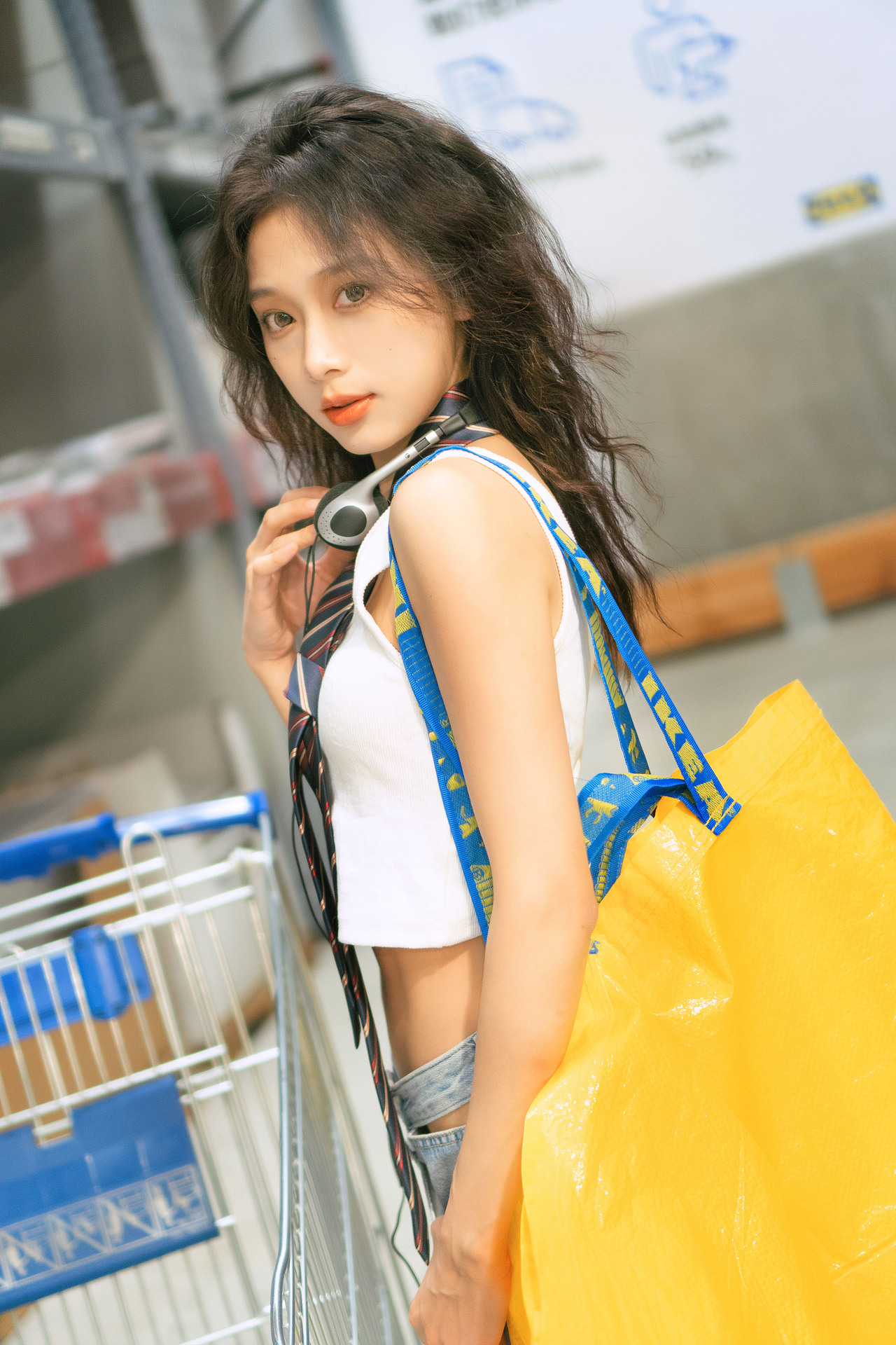 超市购物车🛒（图ZMzMzMzY1NDAw） - 人像摄影 - 站酷设计师Ali阿丽摄影原创素材 - 站酷ZCOOL