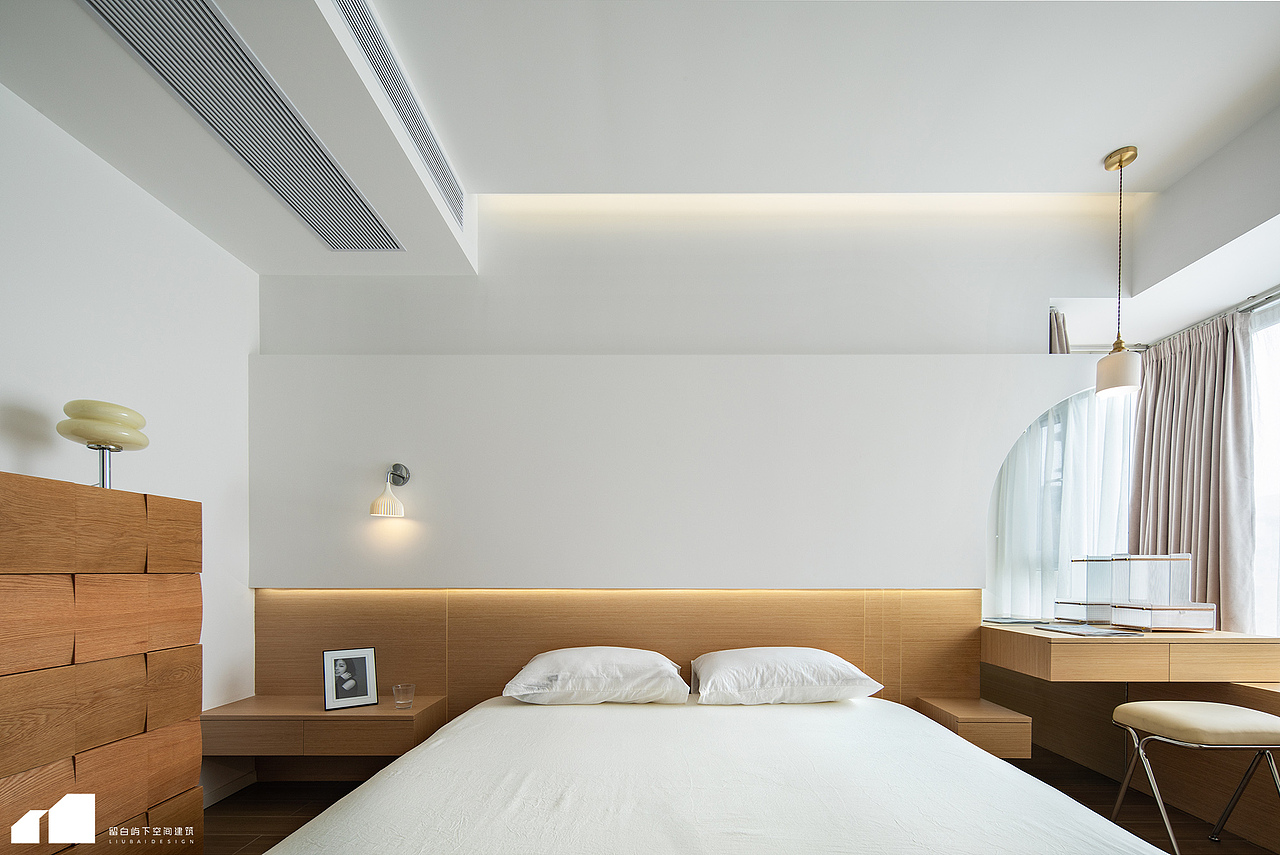 留白 · 实景|觅棠|现代简约风,清爽舒适有质感的家