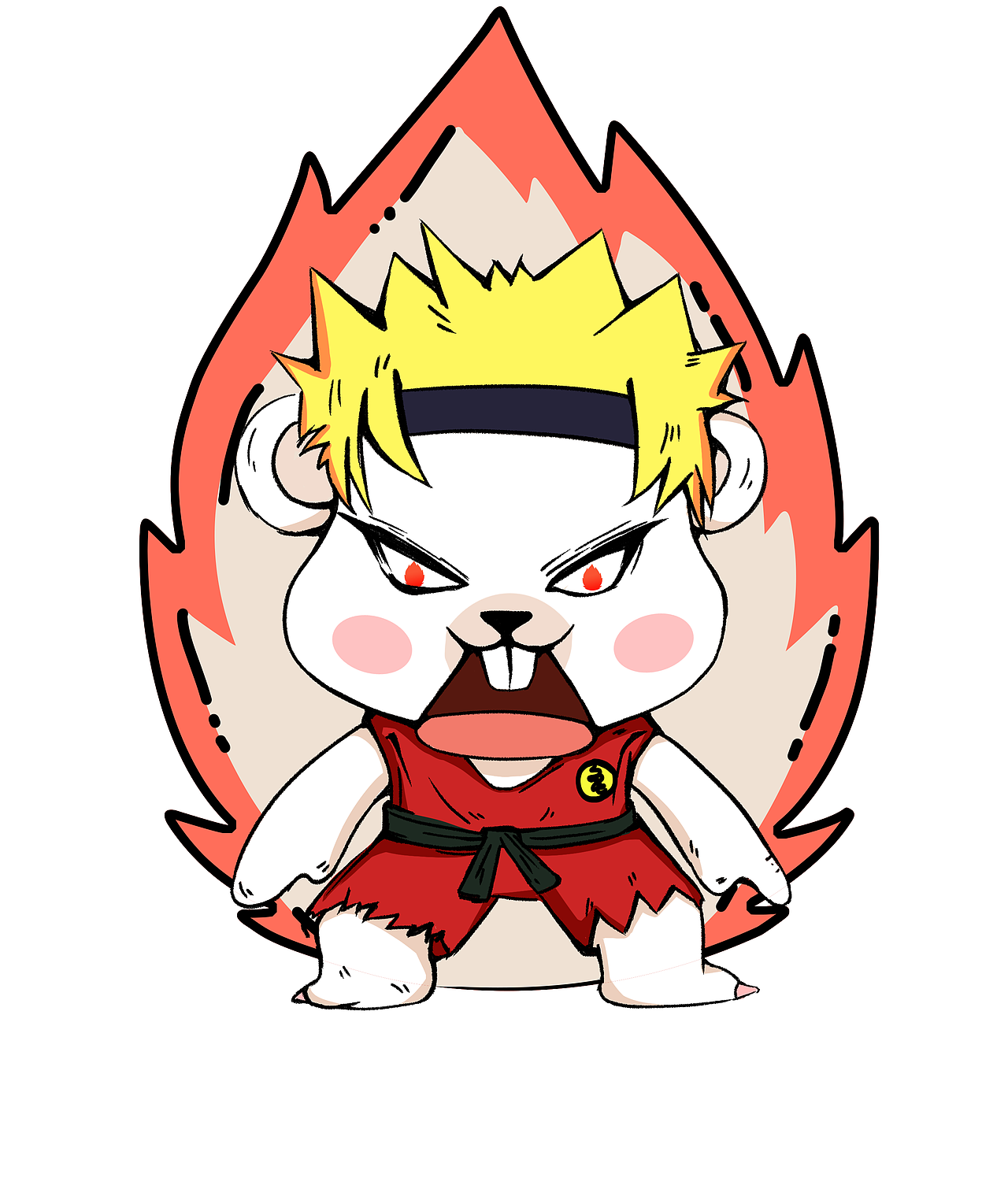 火影熊童装服装印花设计