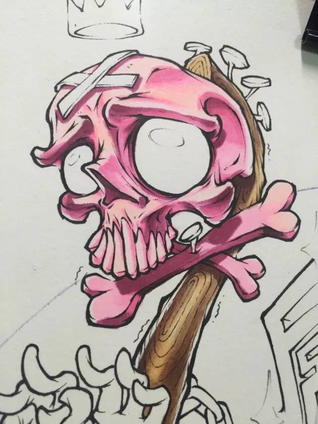 tips|涂鸦公仔手稿流程分享