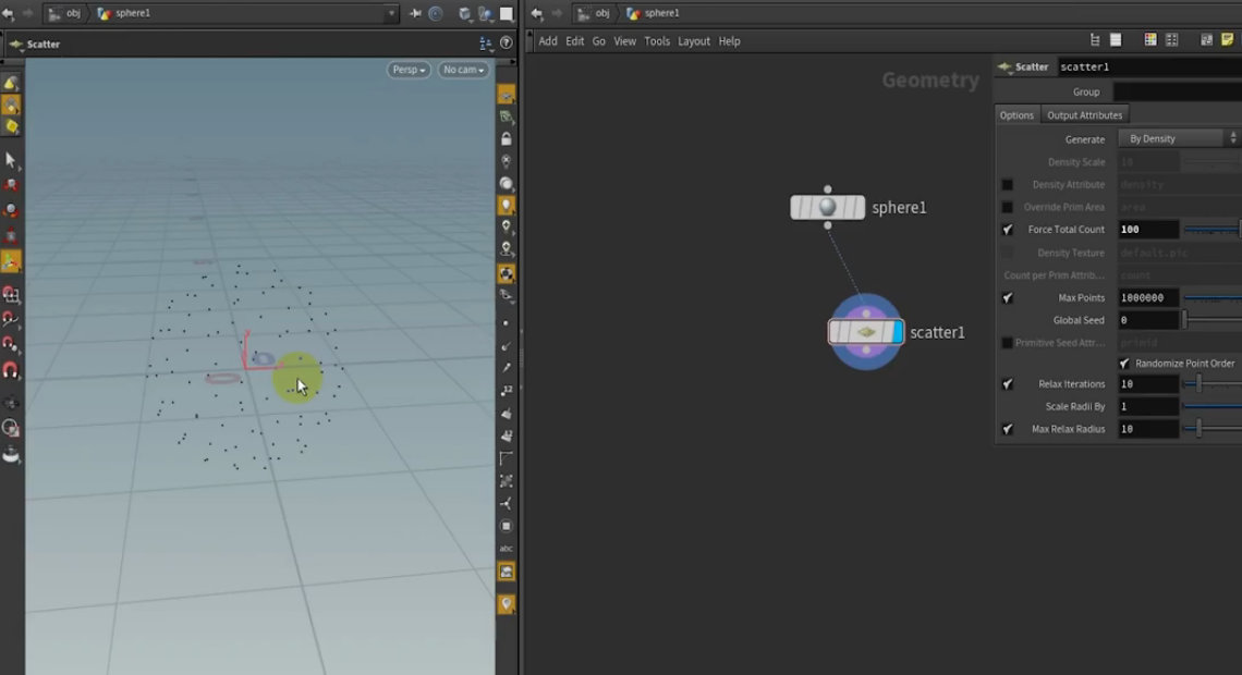 我们现在去到houdini当中