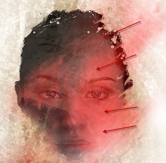 图层蒙版的水平调整层