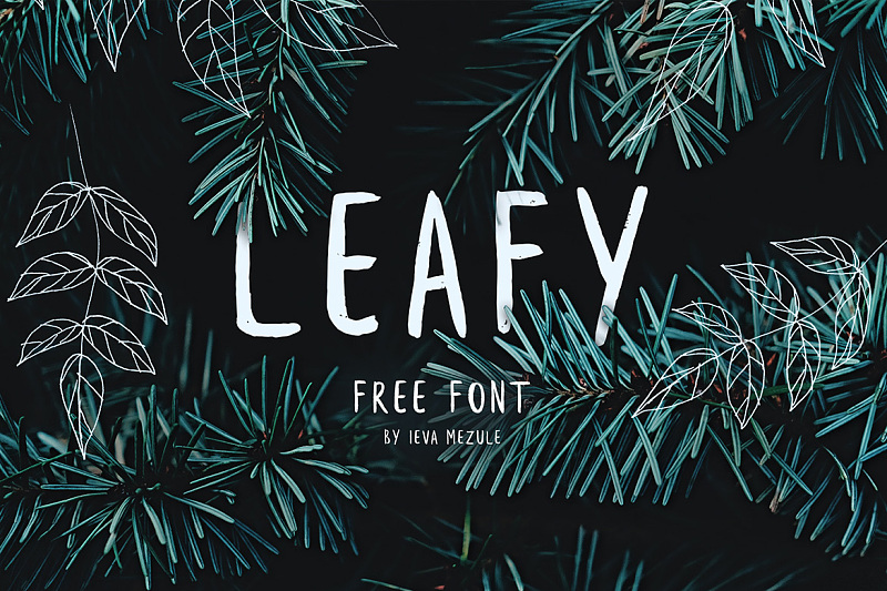 40免费手工字体和书法字体英文