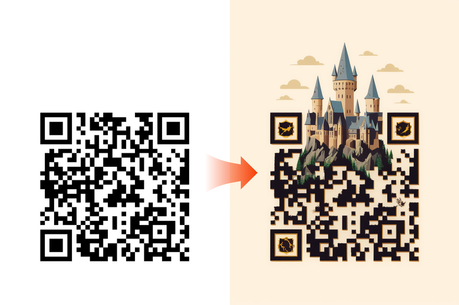 AI新手玩转文生图，融合嵌字与创意二维码（图ZMTQ2NzQ1MzY=） - 教程 - 站酷设计师Mia_Fan原创素材 - 站酷ZCOOL