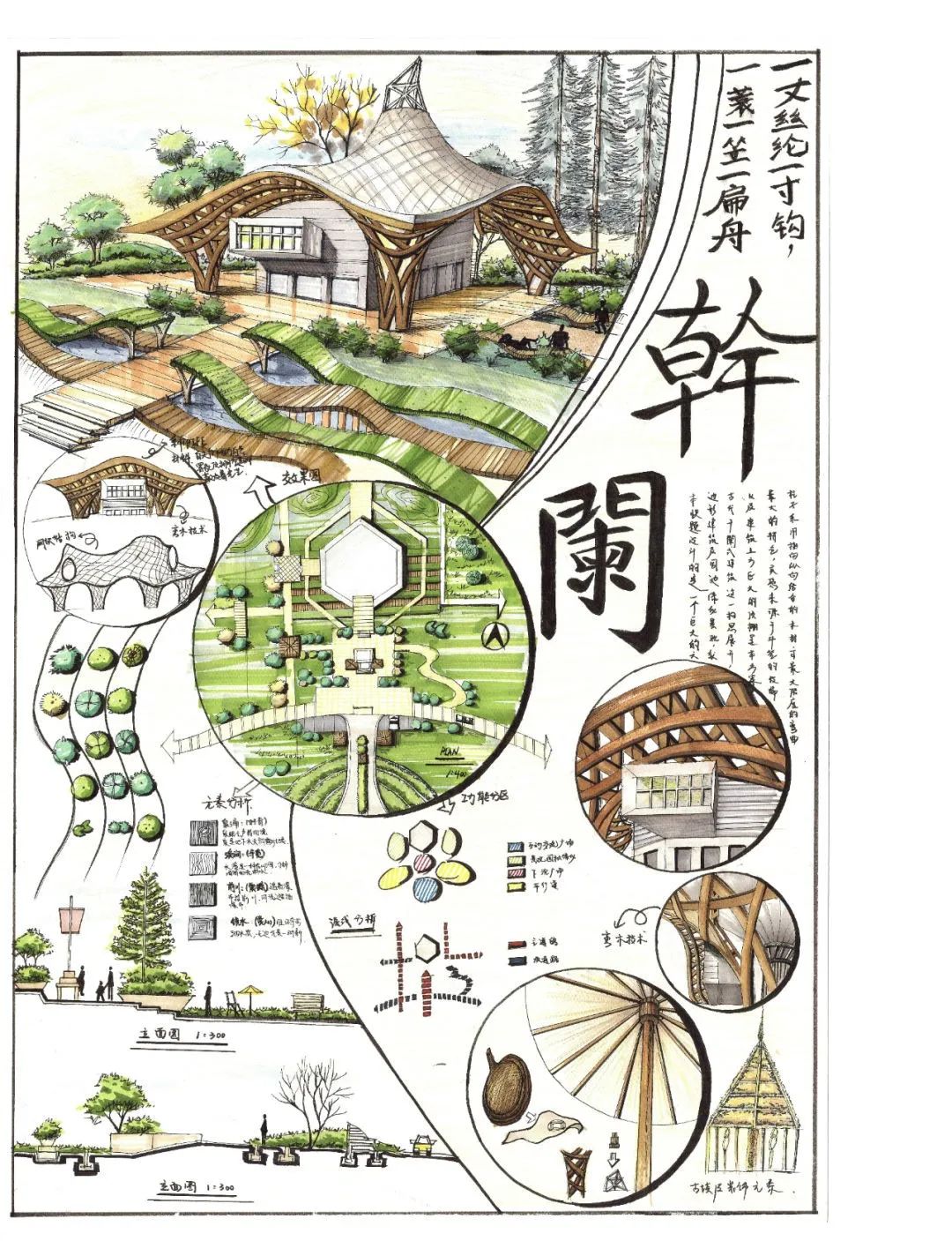 【优选快题参考】第01期丨环境设计优选手绘快题参考（图ZMTQ1OTQ1NjQ=） - 资讯 - 站酷设计师汉武手绘原创素材 - 站酷ZCOOL