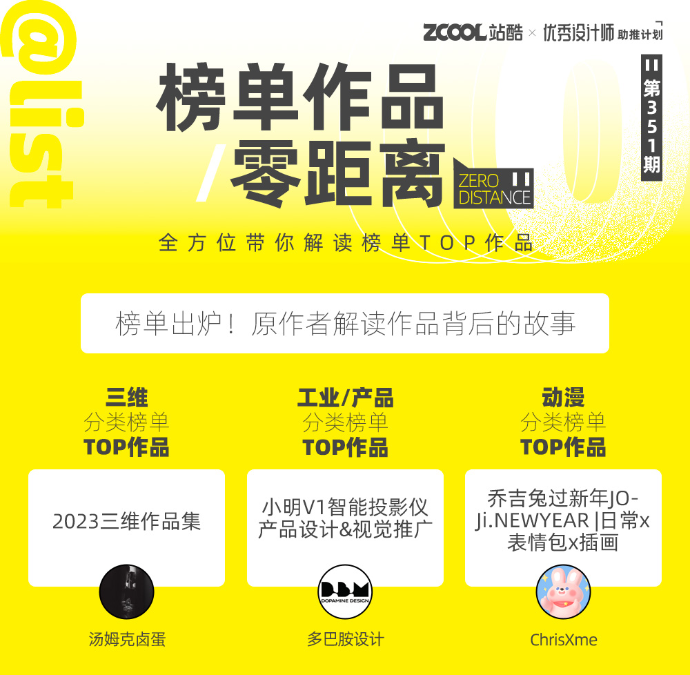 【站酷榜单·Top作品零距离】第351期（图ZMTQ2NDk2MDg=） - 观点 - 站酷设计师站酷创作中心原创素材 - 站酷ZCOOL