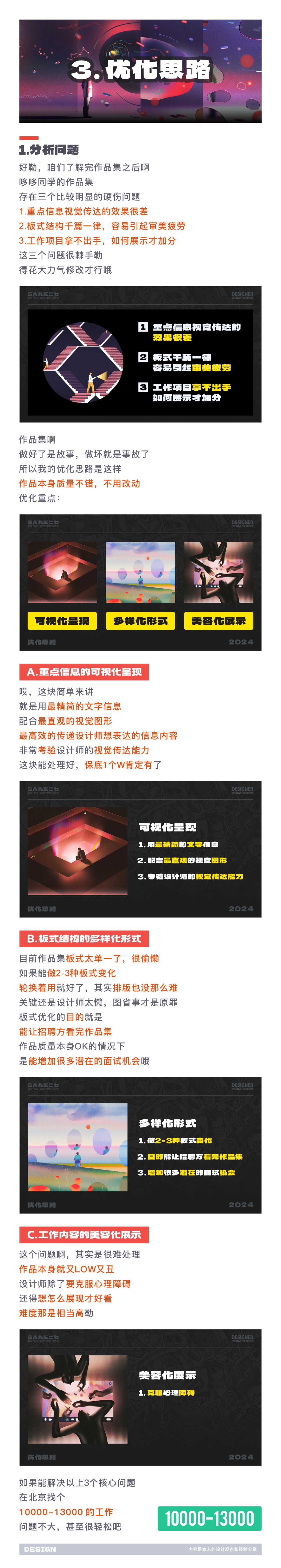 SA测评作品集: BUFF叠满长期待业、超低薪、轻社恐,8年平面/视觉设计作品集测评【06】