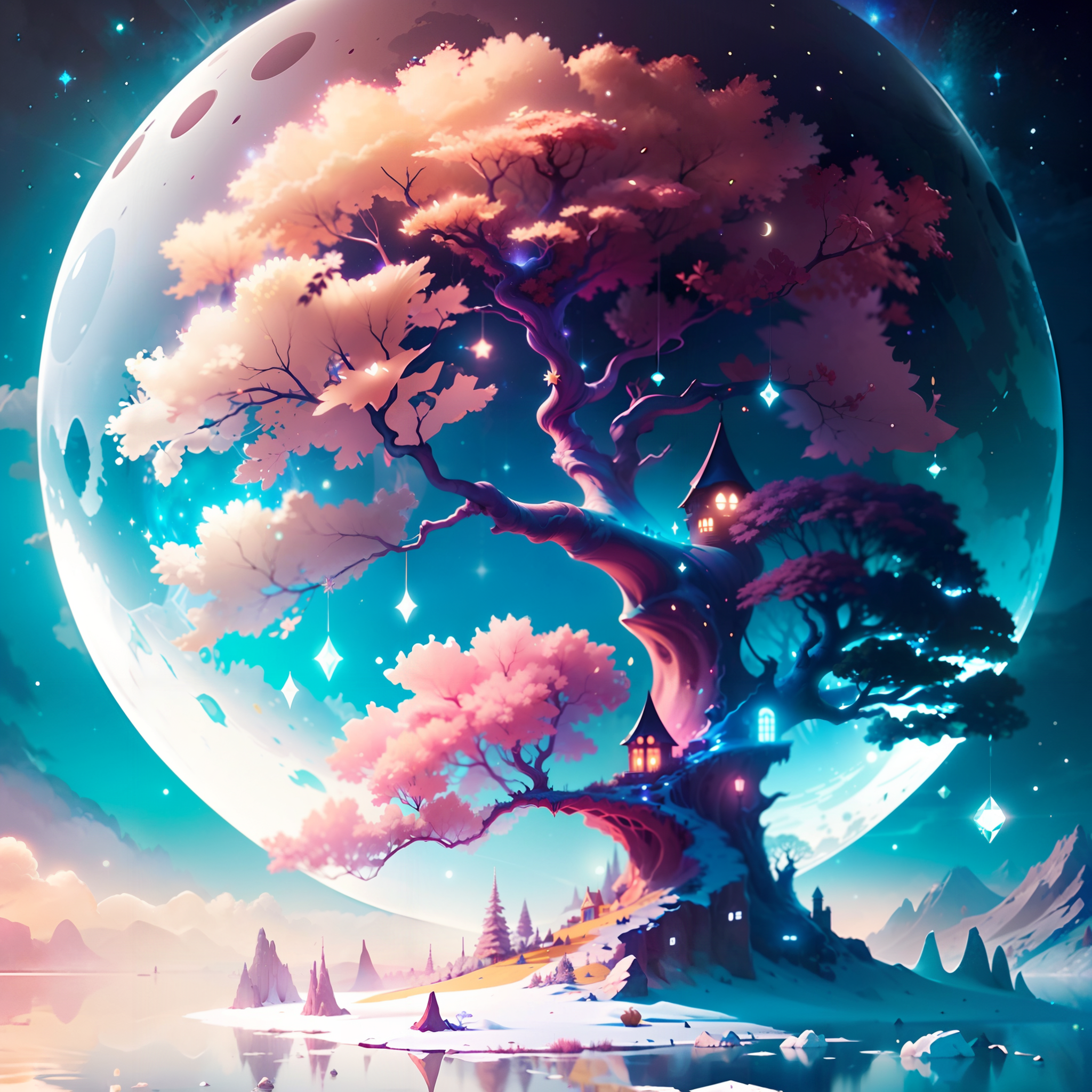 【AIGC+PS】2023年为游戏《color master》创作的部分插画（图ZMTQ2NTY5NTI=） - 教程 - 站酷设计师妖妖桃原创素材 - 站酷ZCOOL