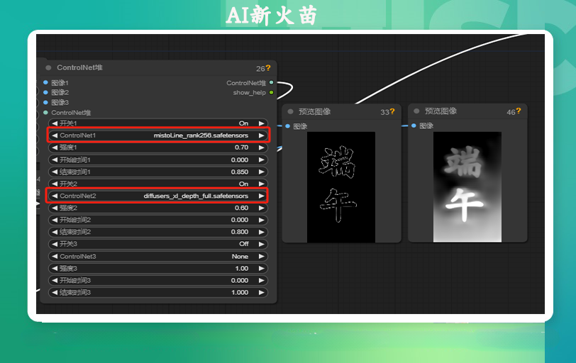 Comfyui制作创意字体海报教程（图ZMTQ4MDgwNjA=） - 教程 - 站酷设计师AI新火苗原创素材 - 站酷ZCOOL