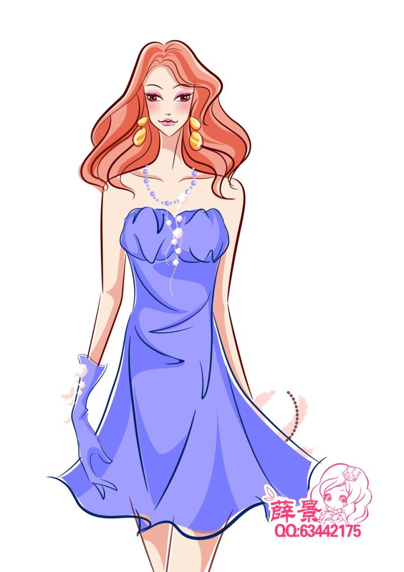 ai矢量插画教程《服装秀》