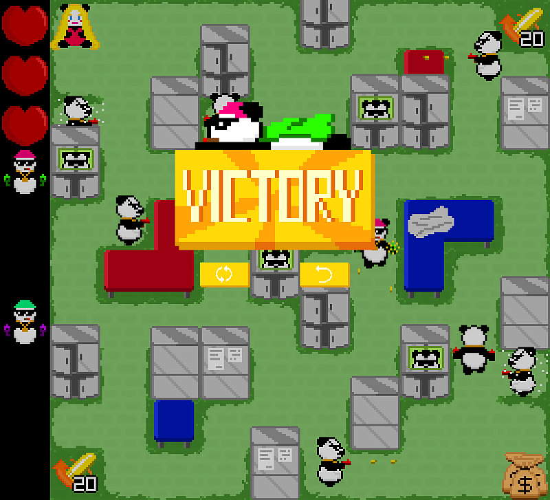 像素小游戏开发制作(暴力熊猫)