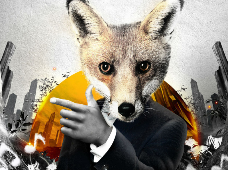 狐狸叫派对海报设计思路分享