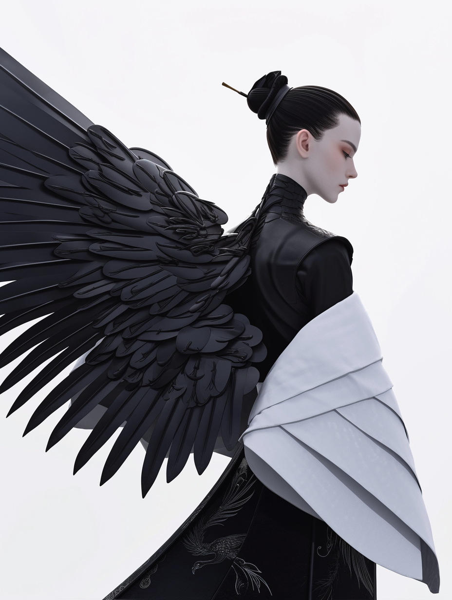 时尚东方丨墨翼飞扬，安史AN-AI，2024