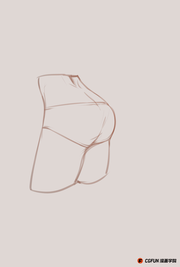 教你如何画好漫画教程58女子常见内裤如何画