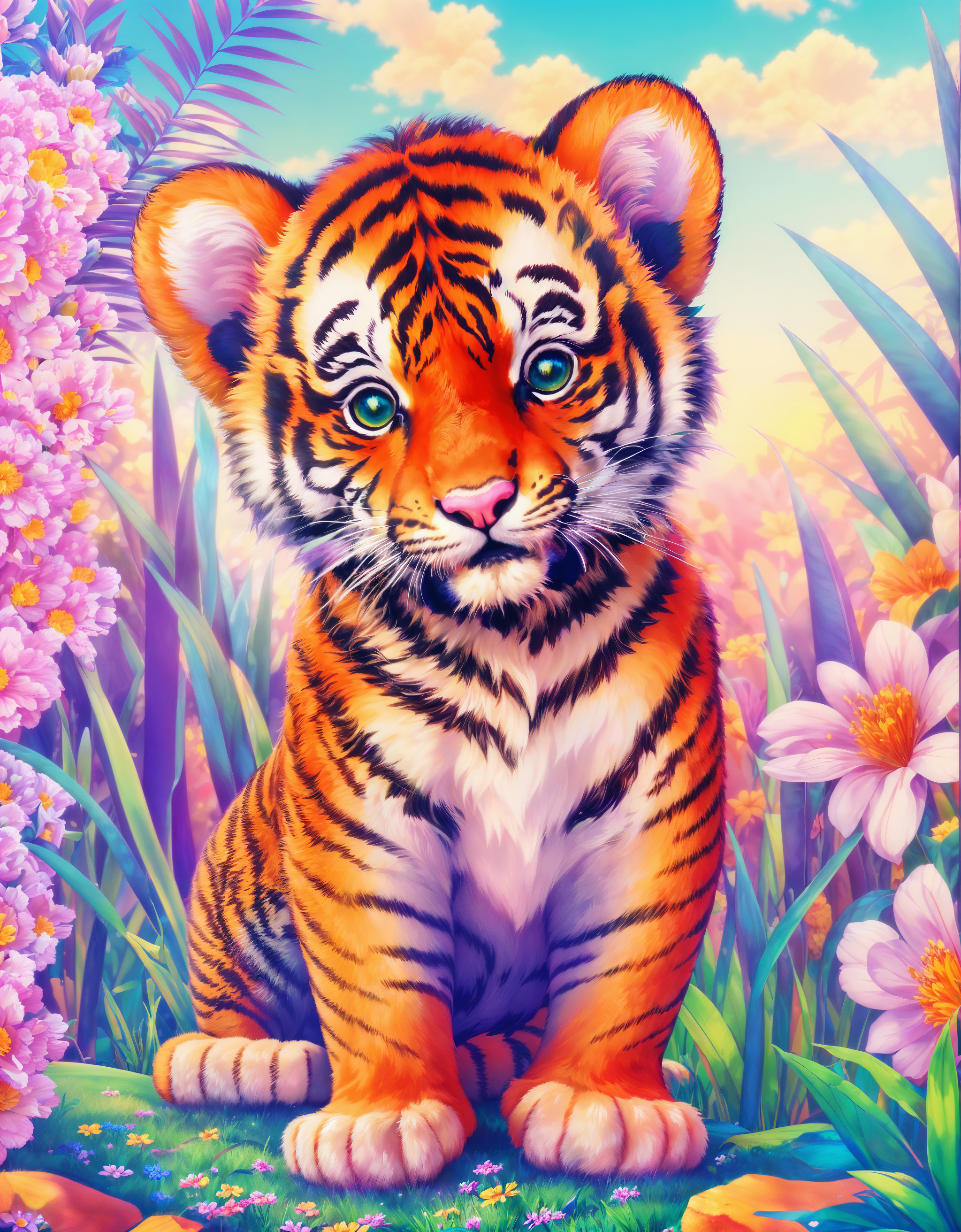 【AIGC+PS】2023年为游戏《color master》创作的部分插画（图ZMTQ2NTcwMDQ=） - 教程 - 站酷设计师妖妖桃原创素材 - 站酷ZCOOL
