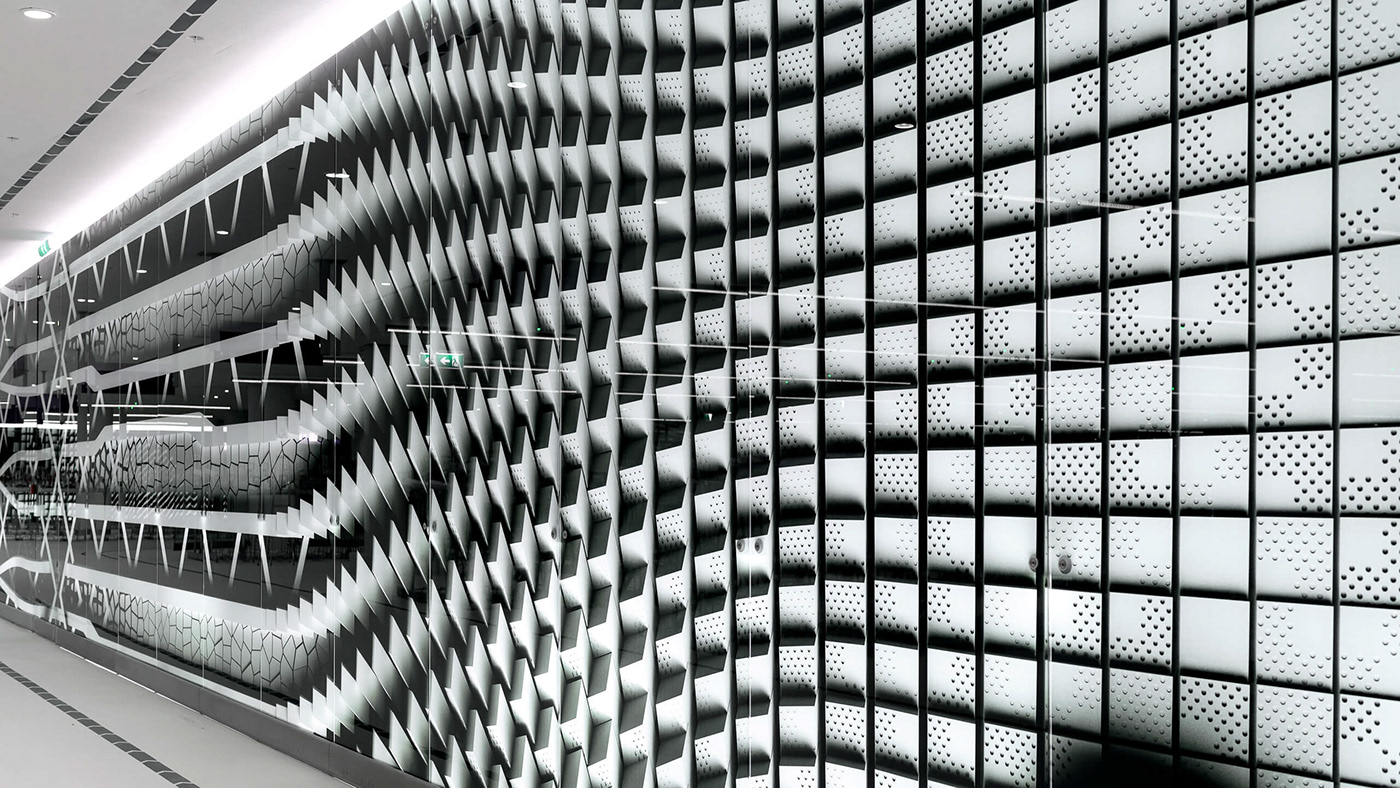 导视系统设计 荷兰海牙自行车停车库