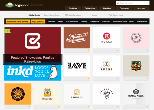 10个珍藏的国外标志欣赏网站!