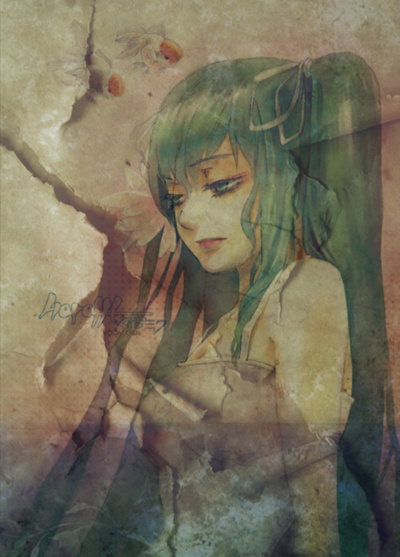 【学生作业】初音CD包装及其制作过程