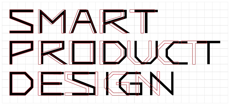 字体设计是我认为最困难的一部分,这也是我首次设计英文字体,自知设计