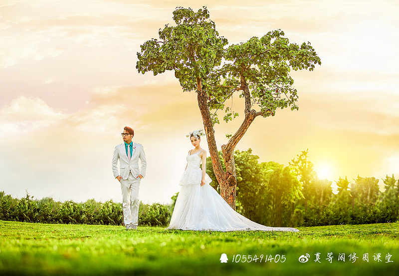 影楼婚纱照后期ps修图调色 视频教程