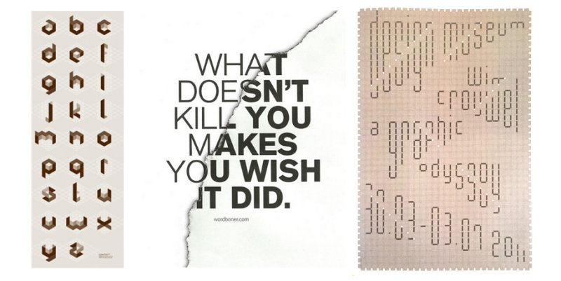 异质同构是指将不同的字体与图案进行综合并置,两种数种物象