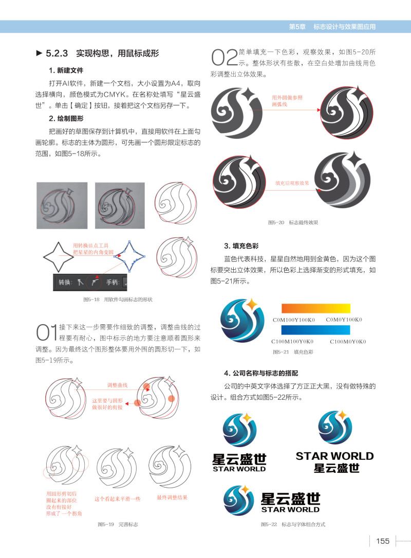 标志设计案例解析与应用图书内容分享2